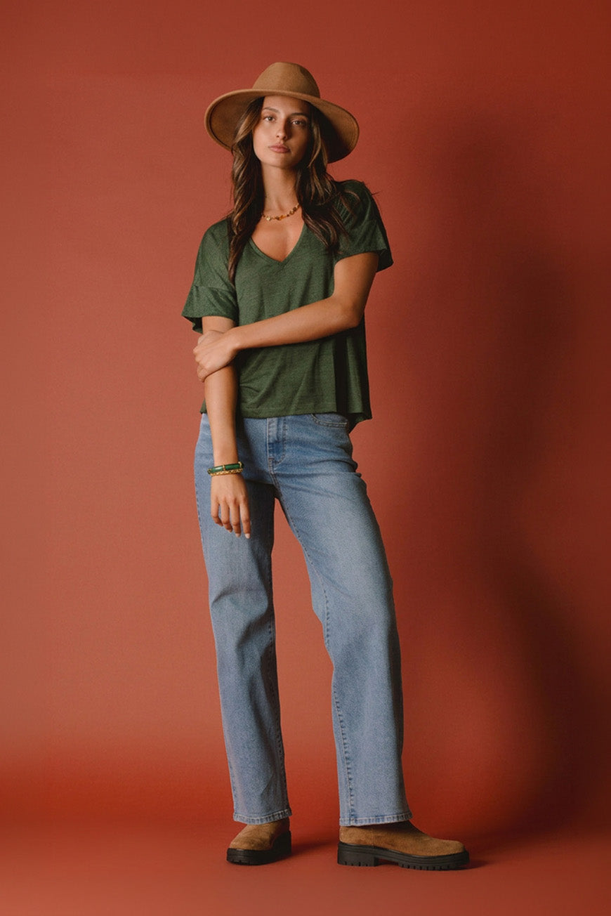 TEE SHIRT NALINE KAKI