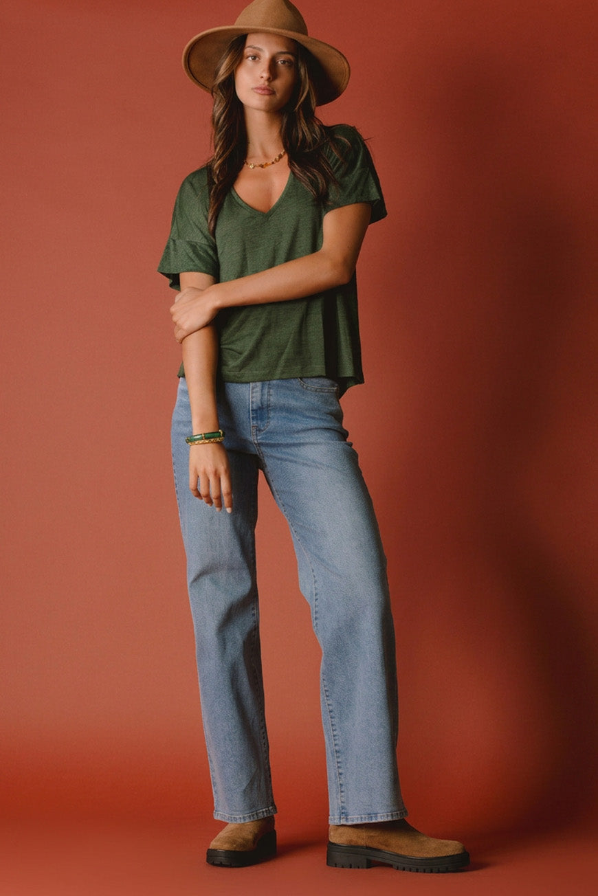 TEE SHIRT NALINE KAKI