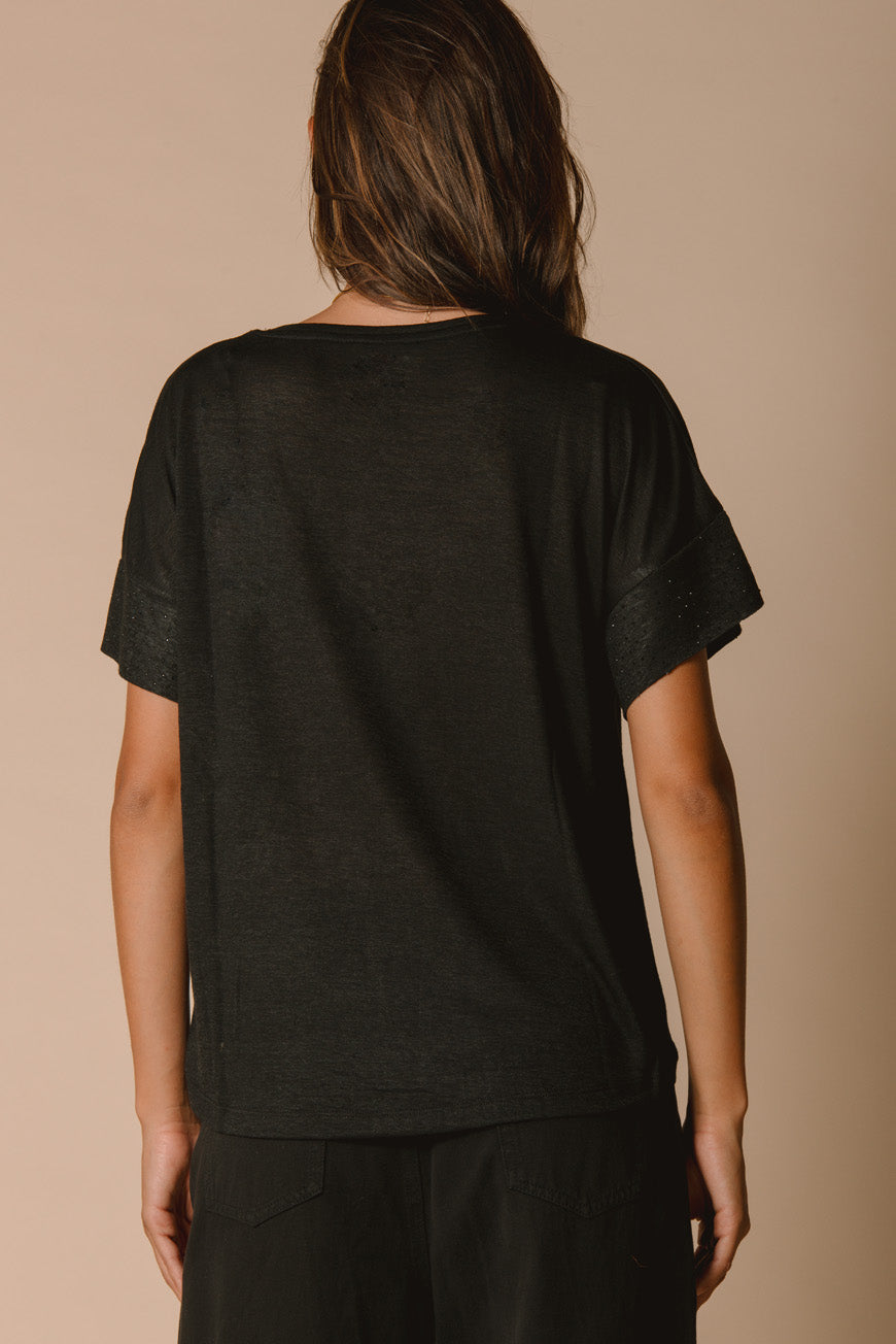 TEE SHIRT NALINE NOIR