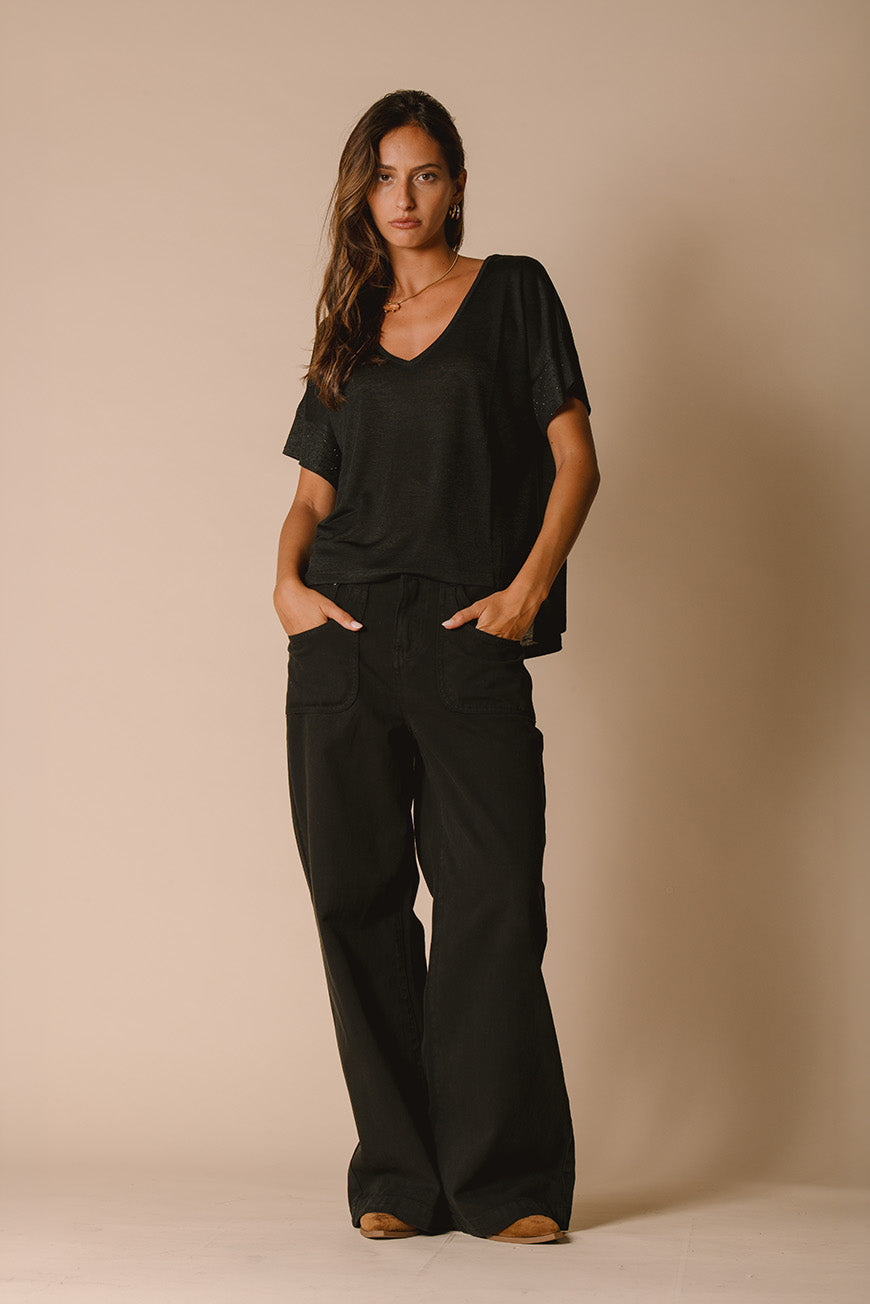 TEE SHIRT NALINE NOIR