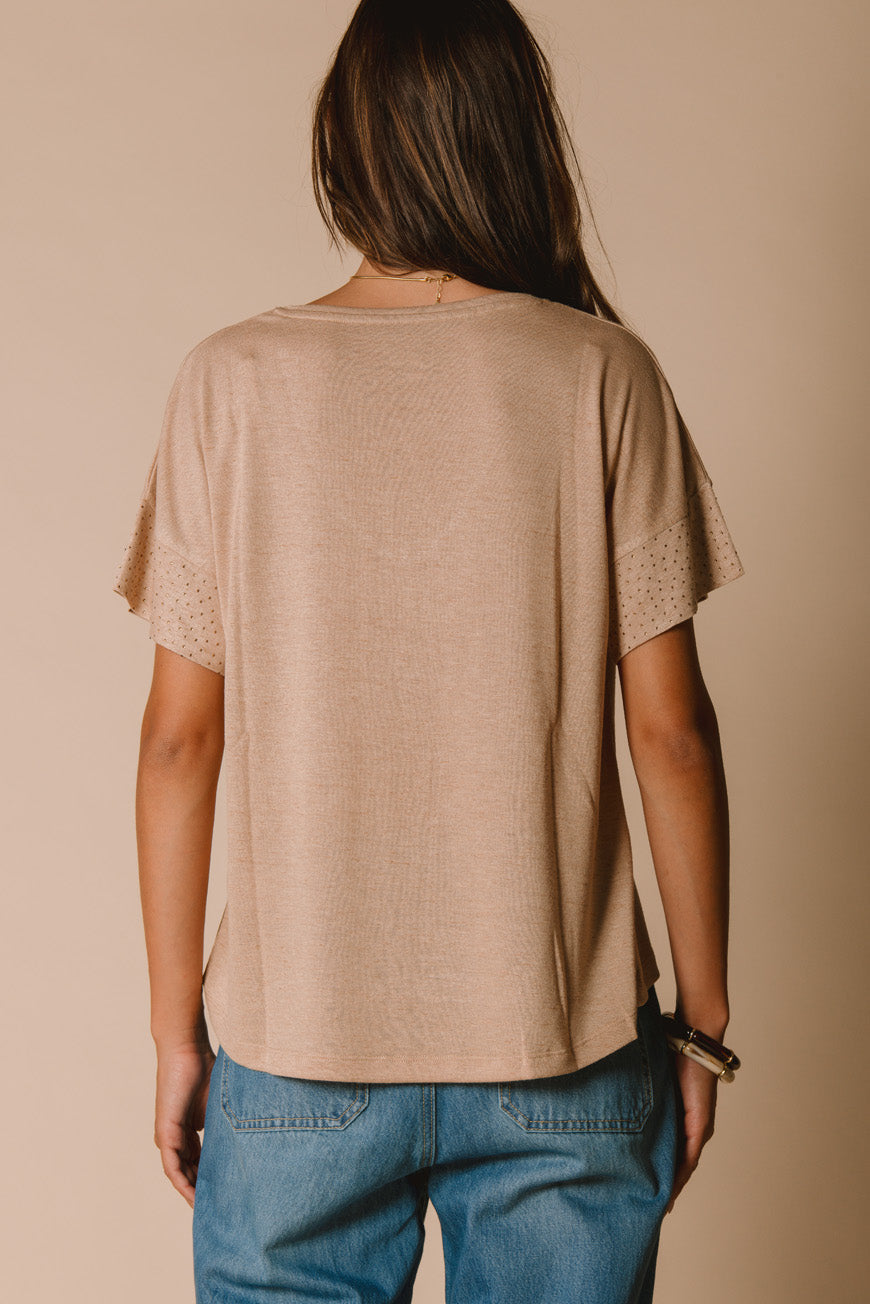 TEE SHIRT NALINE TAUPE