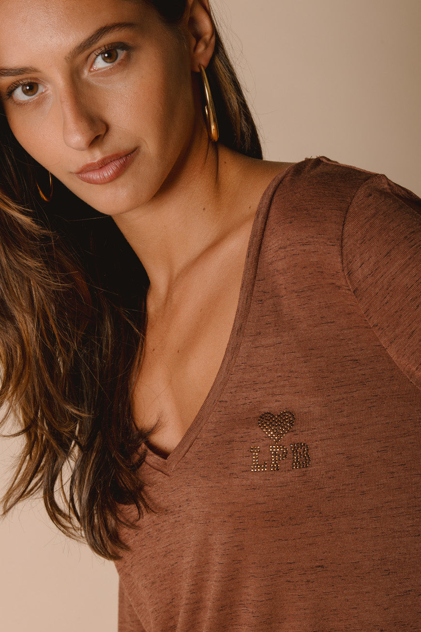 TEE SHIRT PROVIDENCE CHOCO