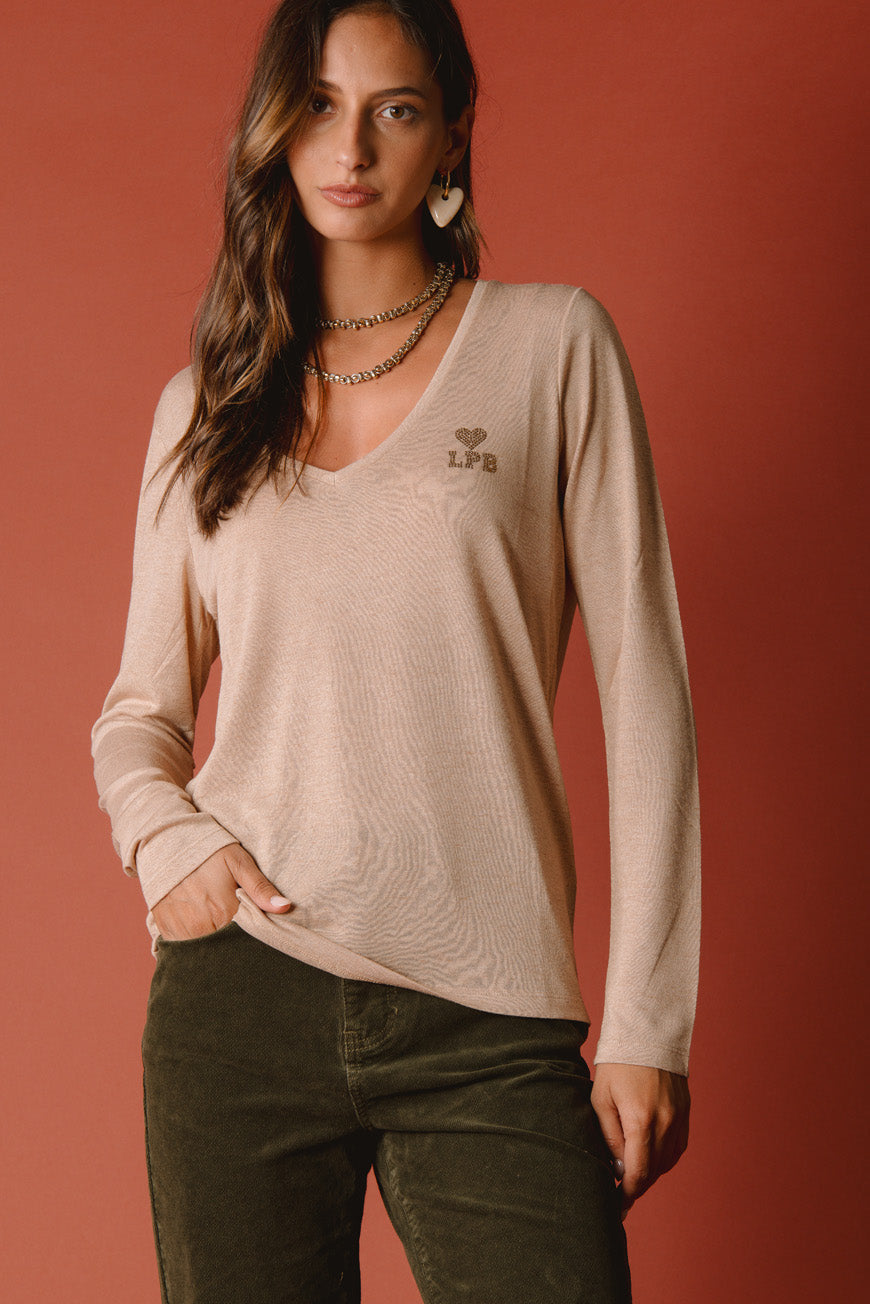 TEE SHIRT PROVIDENCE TAUPE