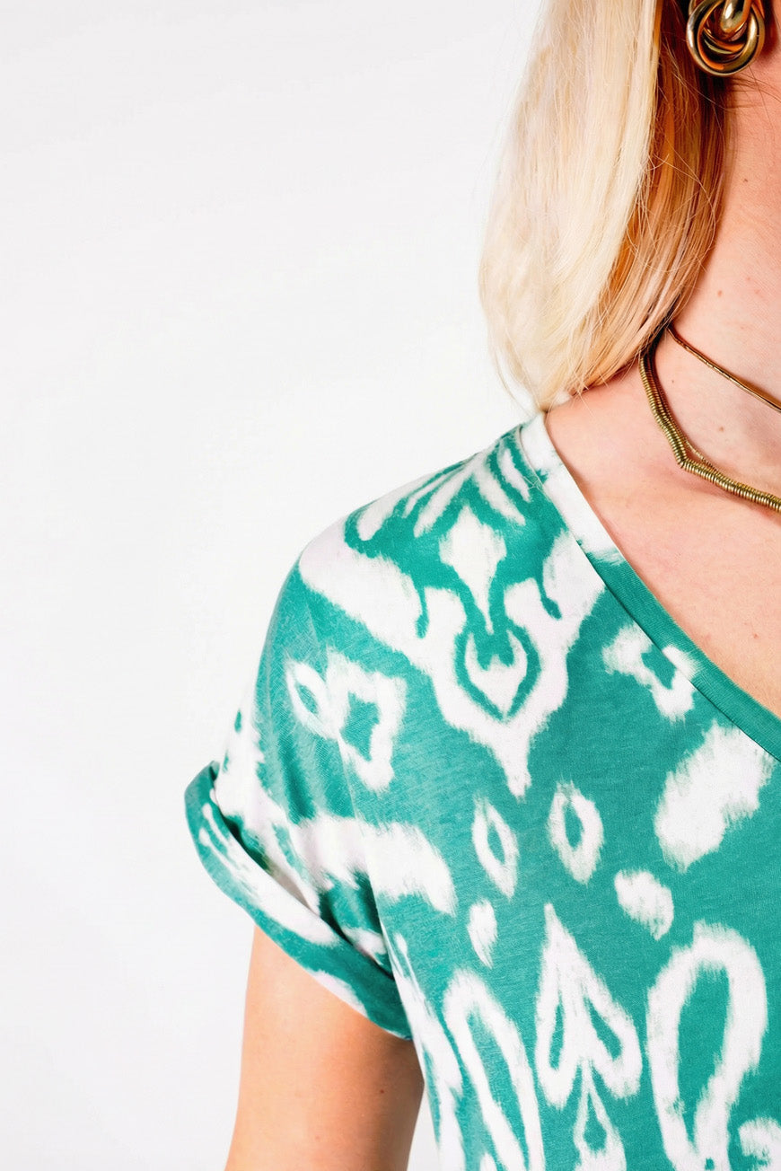TEE SHIRT DERNA PRINT CORIANDRE SULA