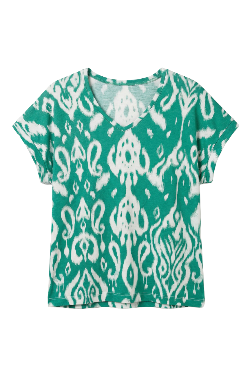 TEE SHIRT DERNA PRINT CORIANDRE SULA