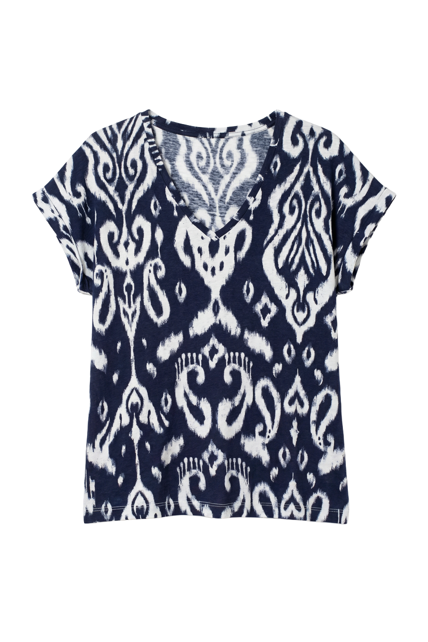 TEE SHIRT DERNA PRINT MARINE SULA