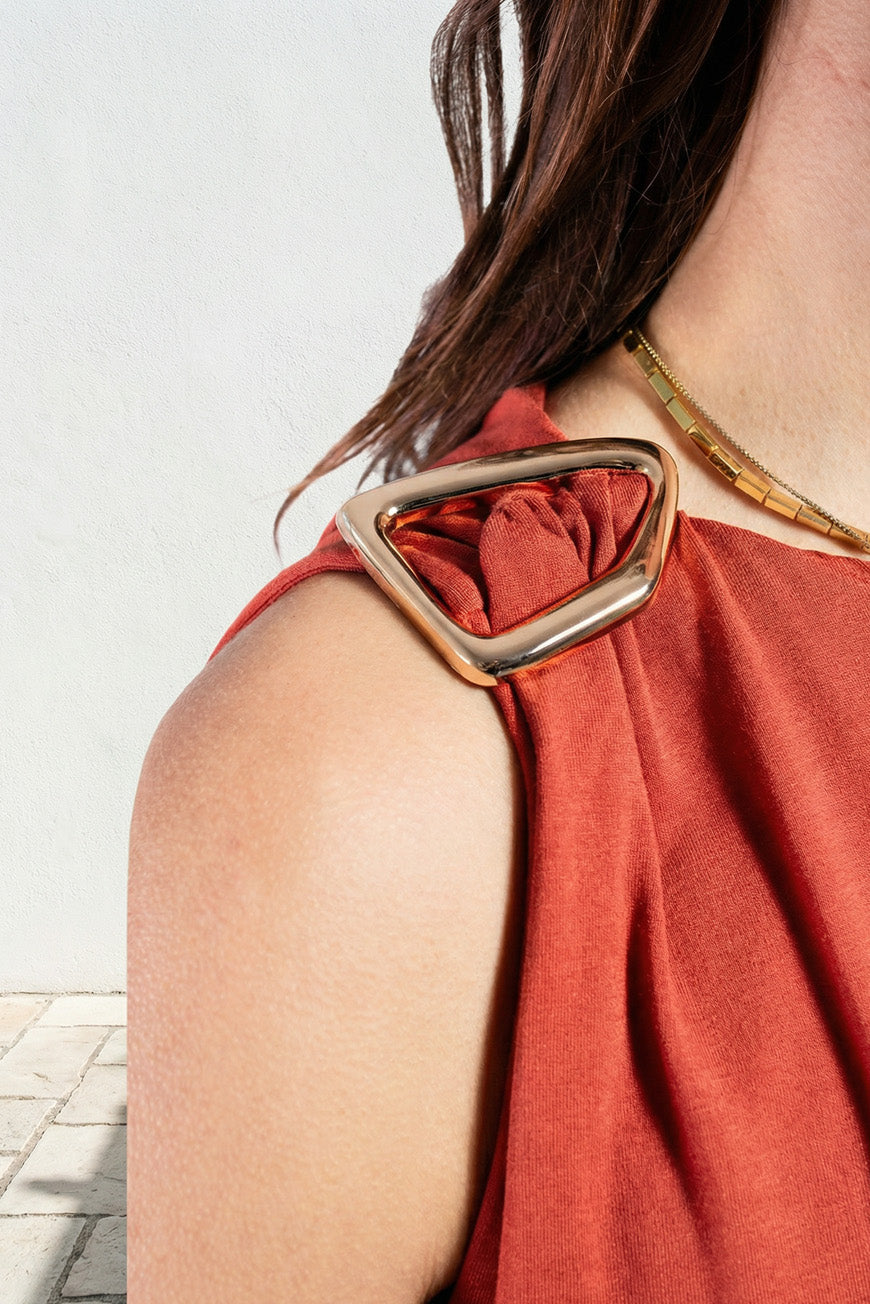 DEBARDEUR NOYALE TERRACOTTA