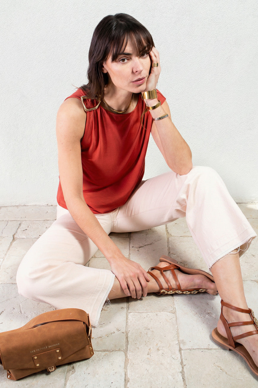 DEBARDEUR NOYALE TERRACOTTA