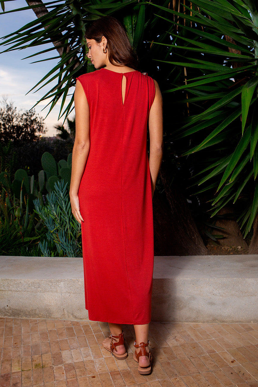 ROBE NUBIA TERRACOTTA