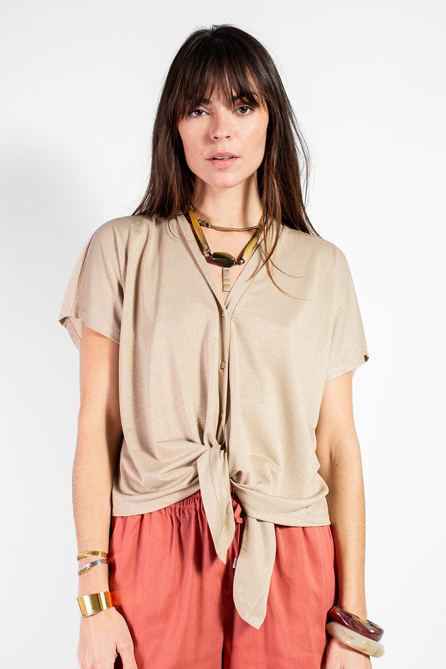 TEE SHIRT NARJESS BRONZE