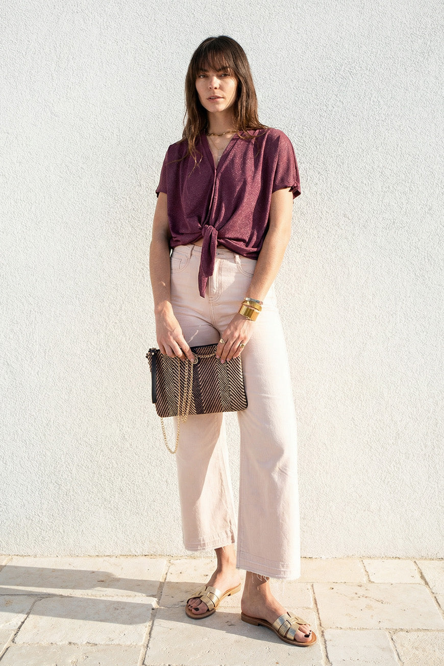 TEE SHIRT NARJESS CASSIS