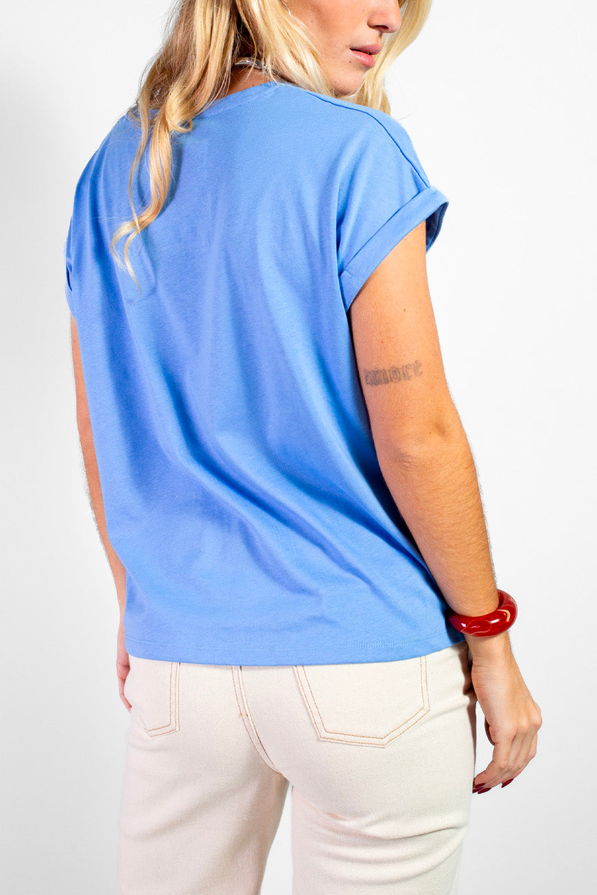 TEE SHIRT DERNA BLEU ROI