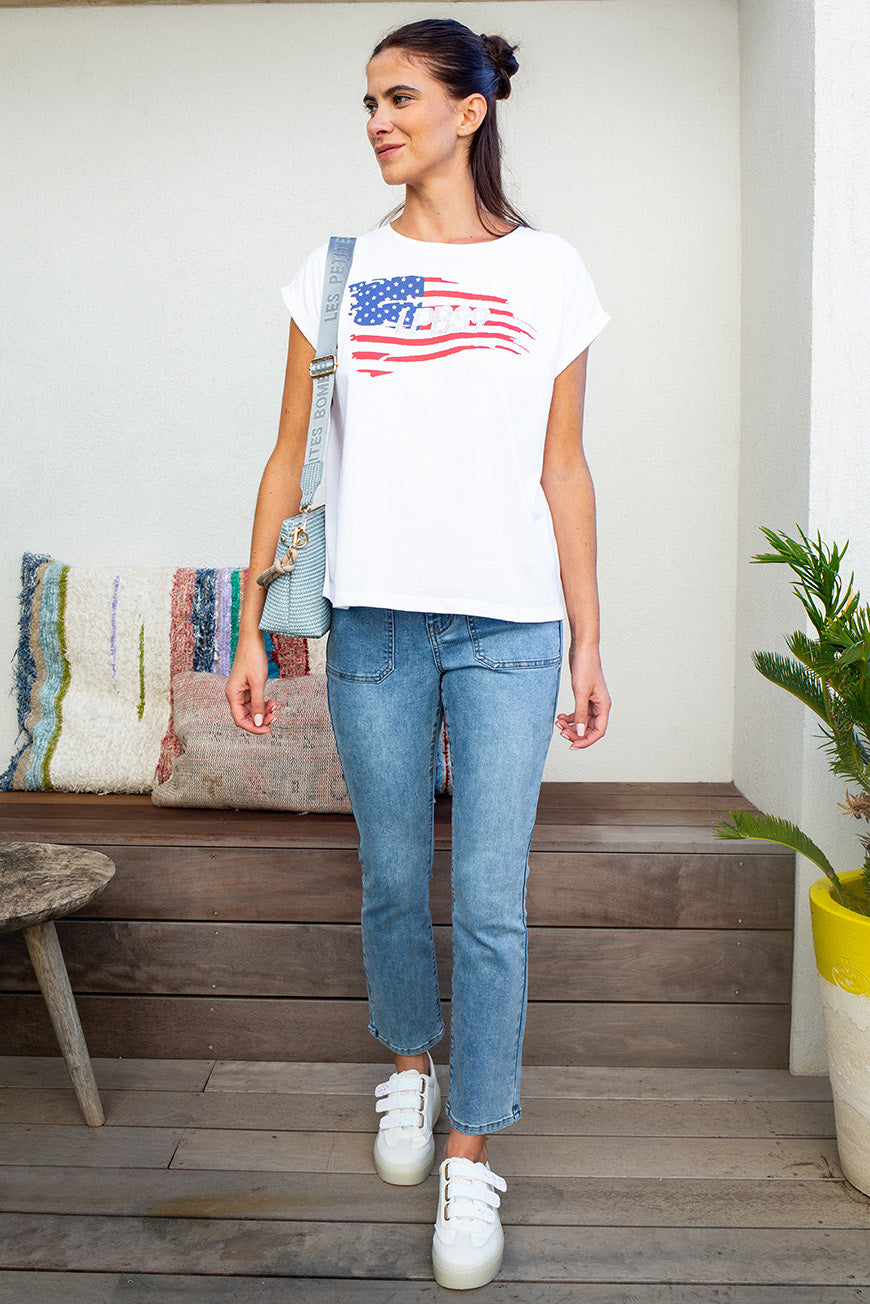 TEE SHIRT NOUMEA BLANC