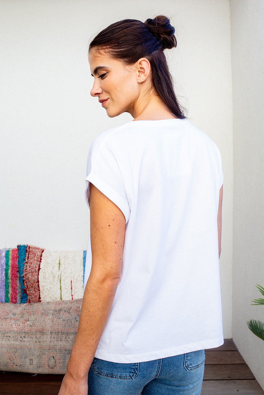 TEE SHIRT NOUMEA BLANC
