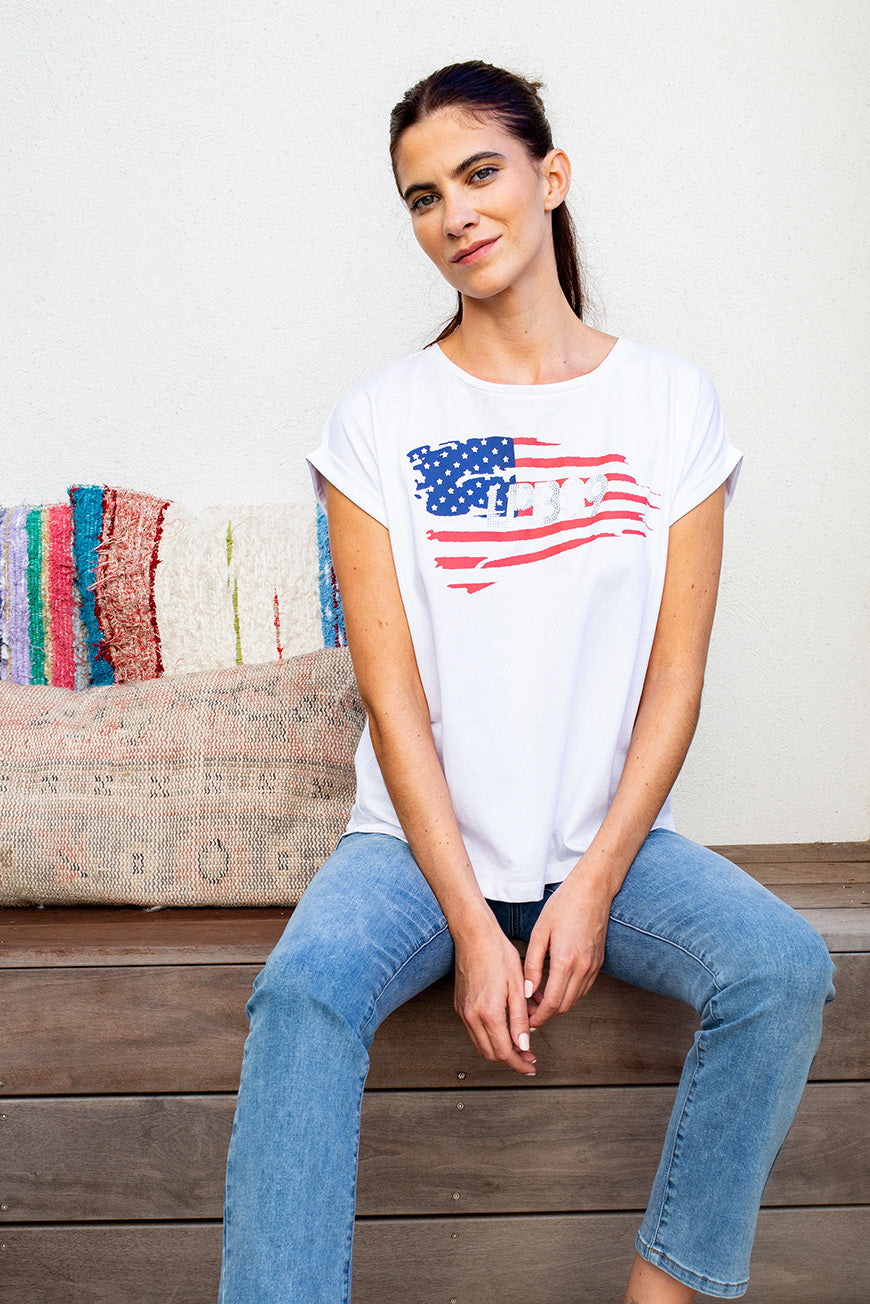 TEE SHIRT NOUMEA BLANC