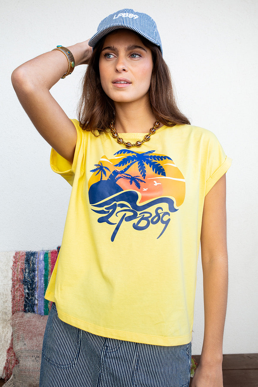 TEE SHIRT NOUMEA JAUNE
