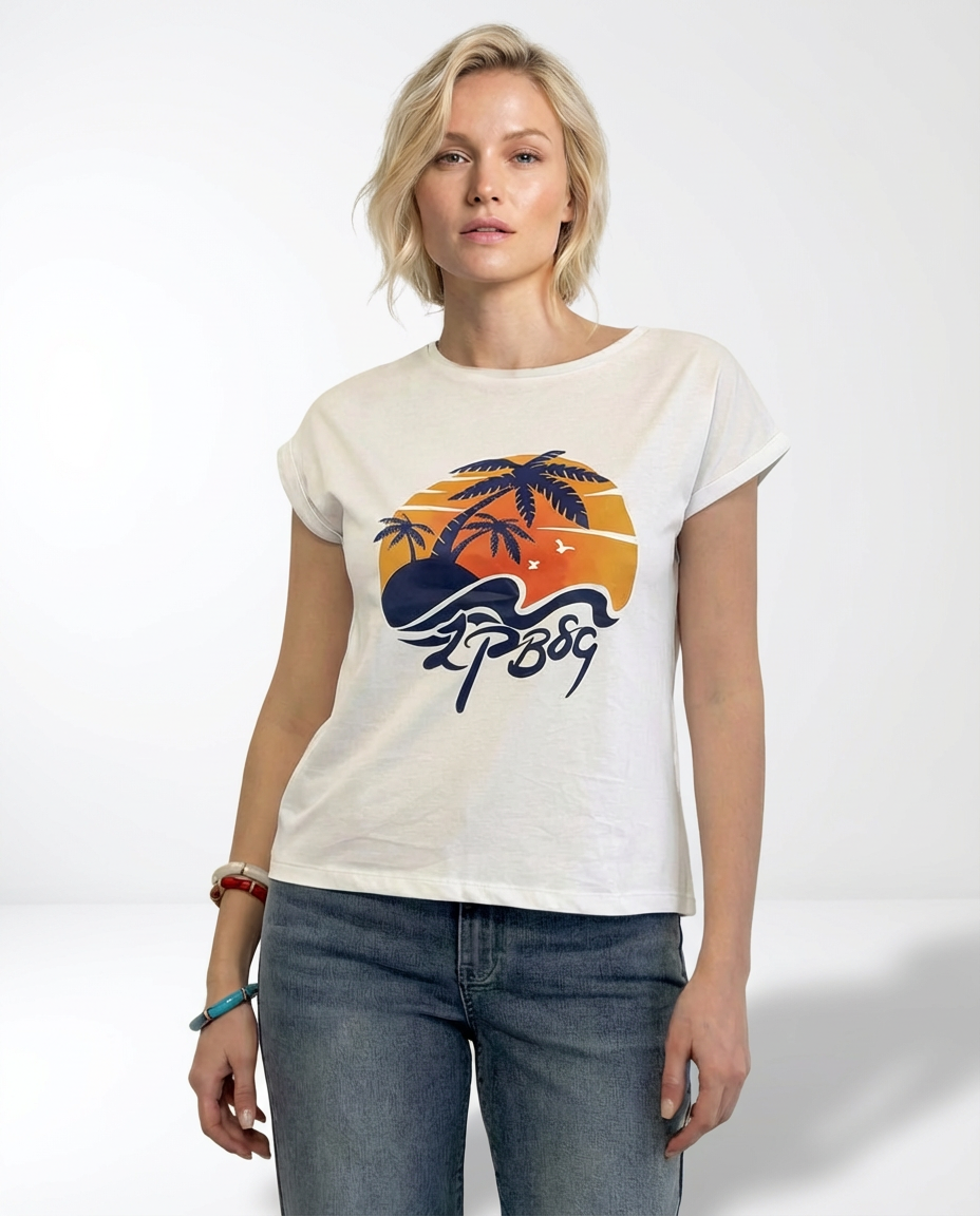 TEE SHIRT NOUMEA BLANC