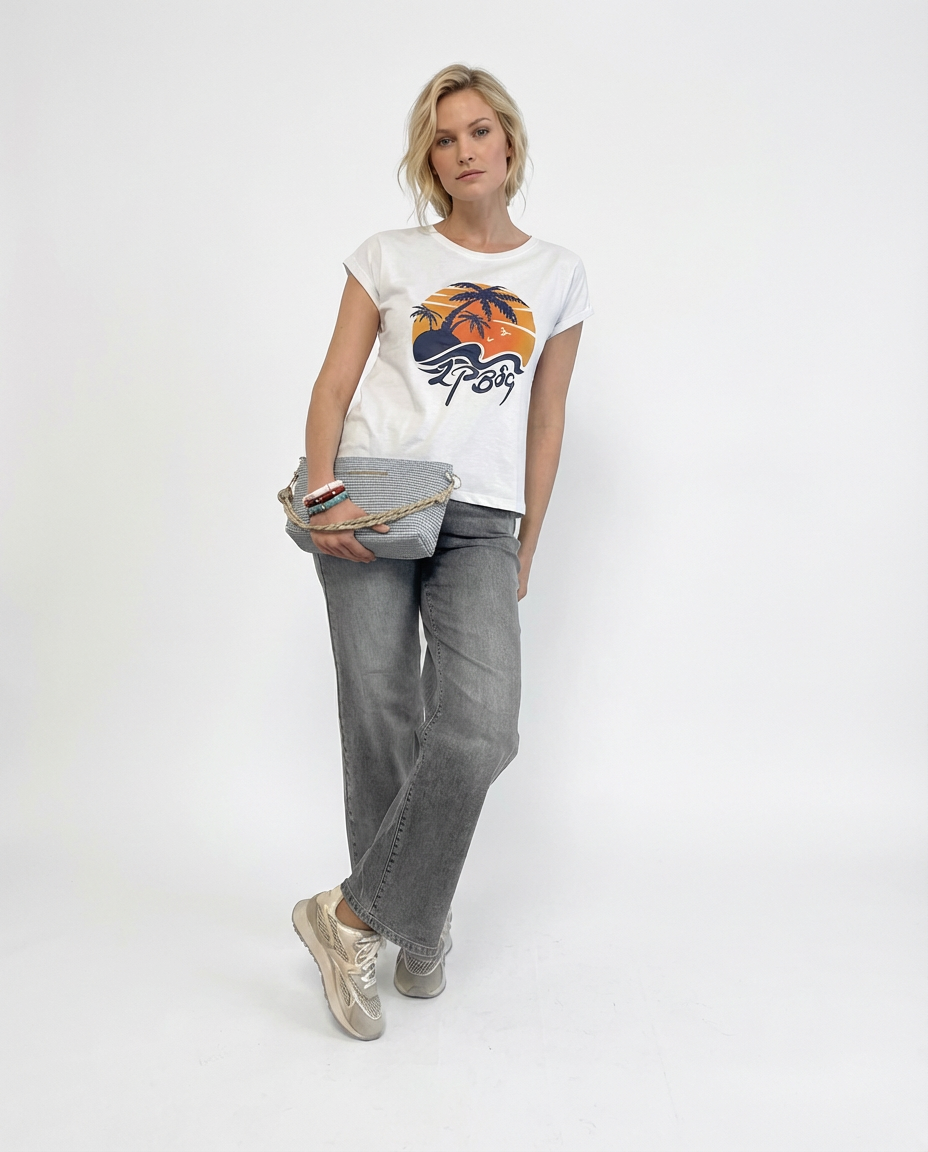 TEE SHIRT NOUMEA BLANC