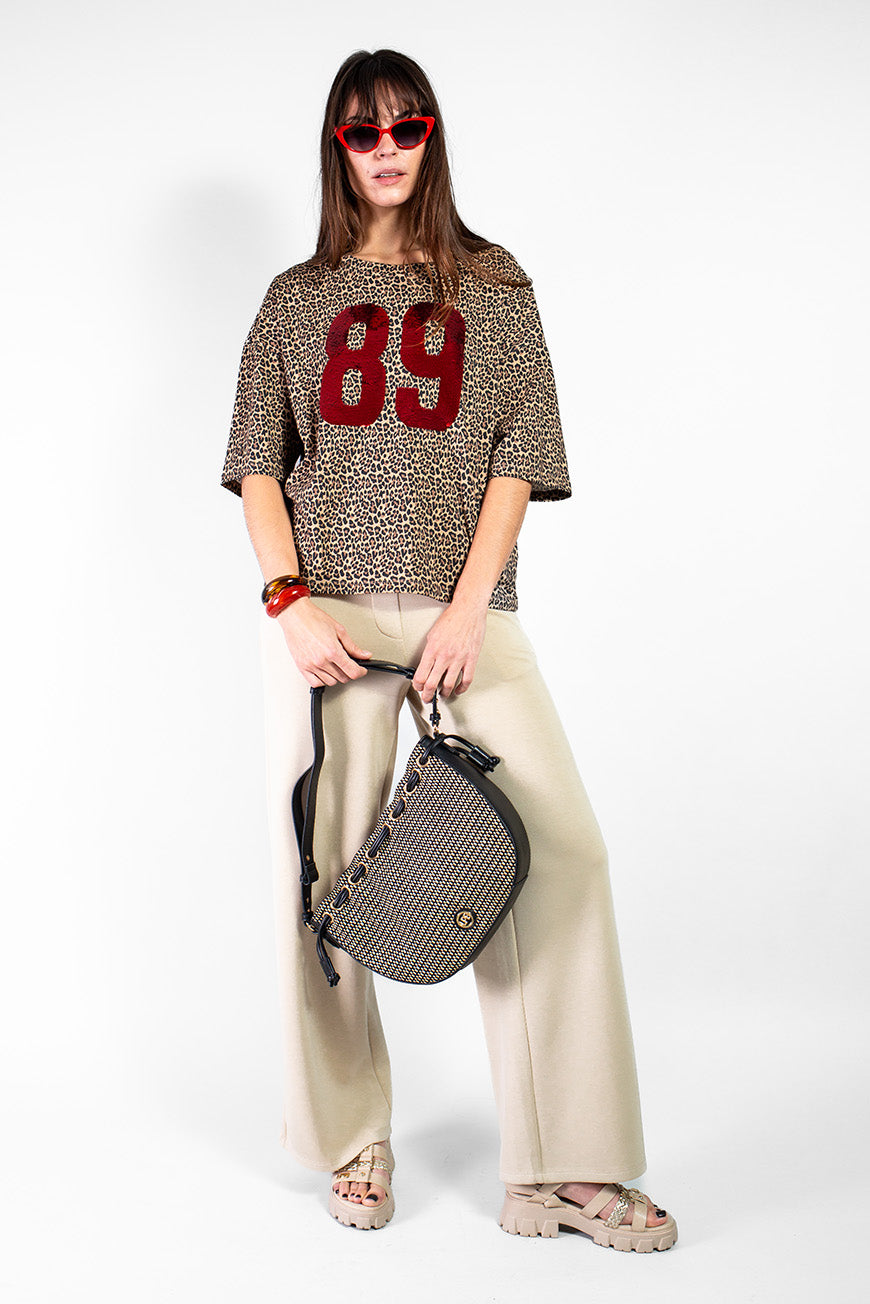 TEE SHIRT NAMINATA PRINT LEOPARD
