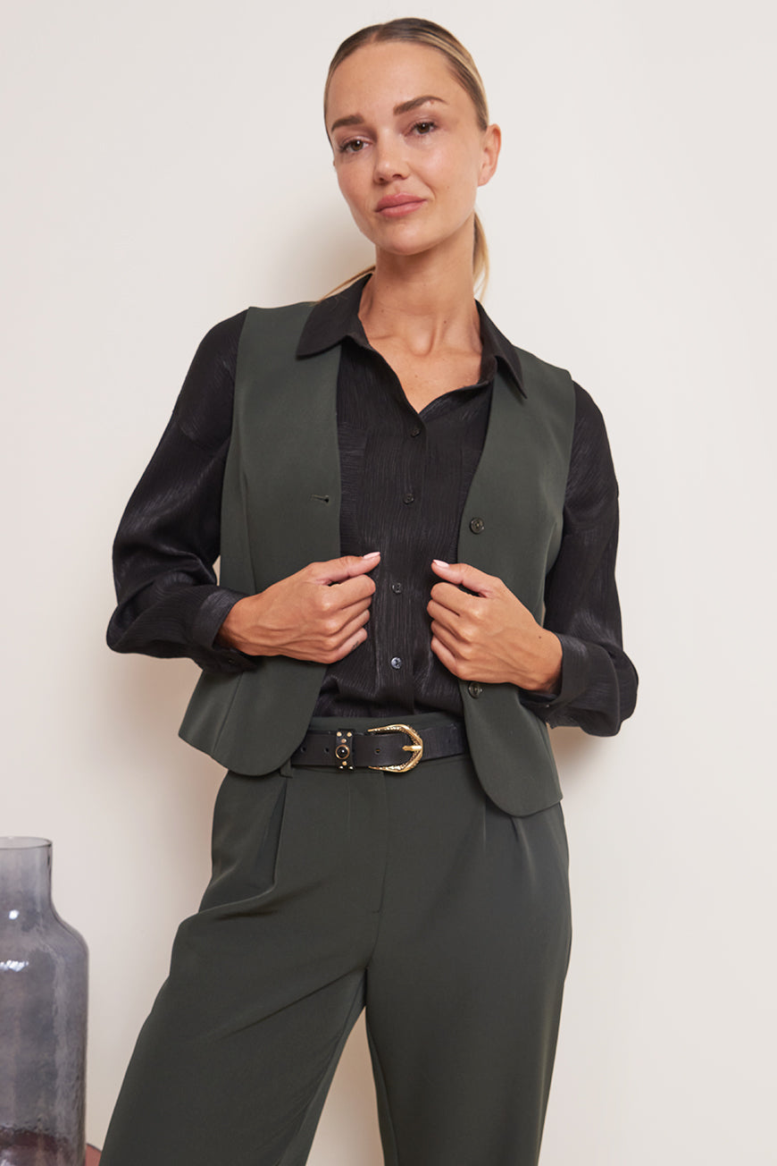 GILET DE COSTUME SANS MANCHE JESSIA