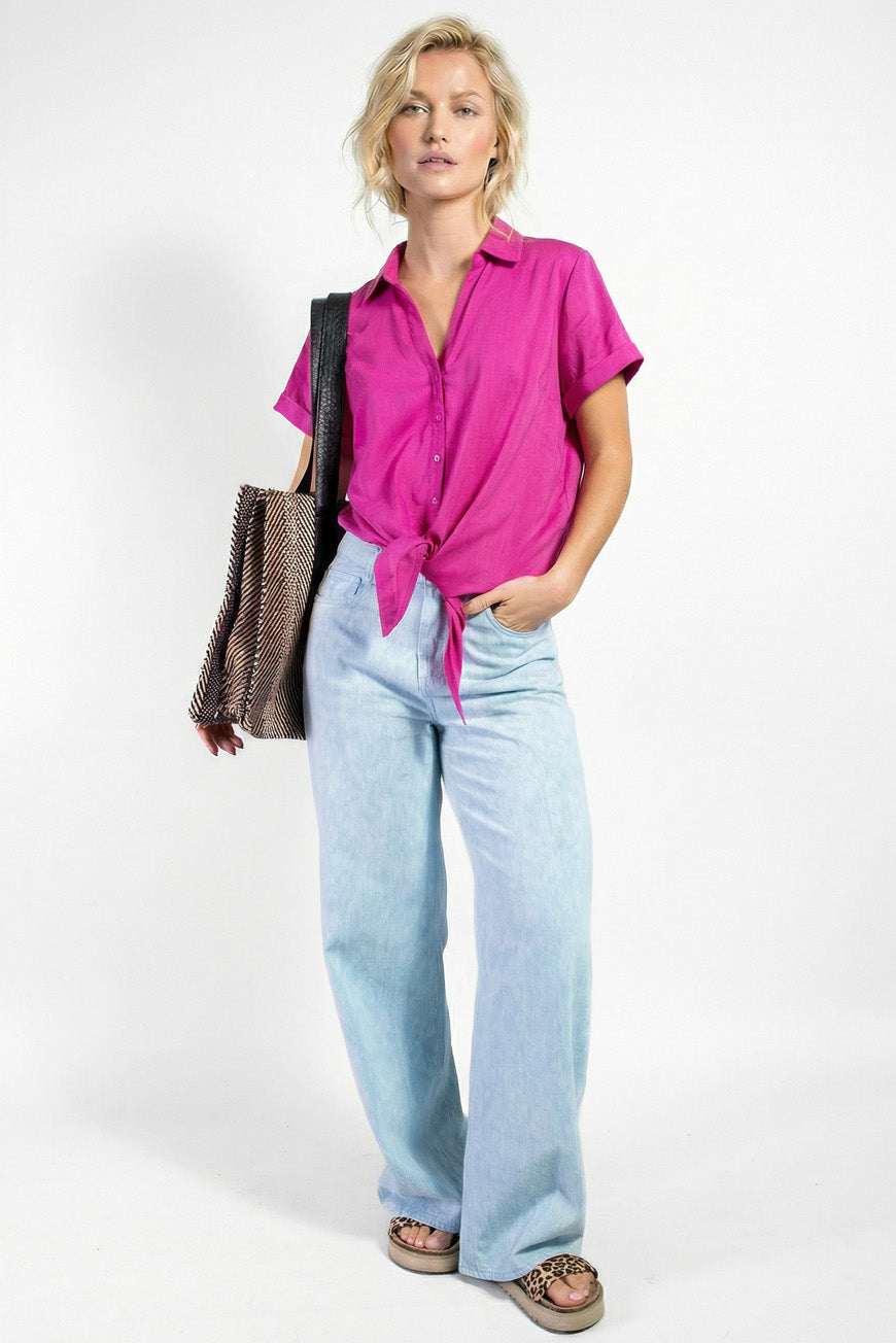 CHEMISE ITTE FUCHSIA