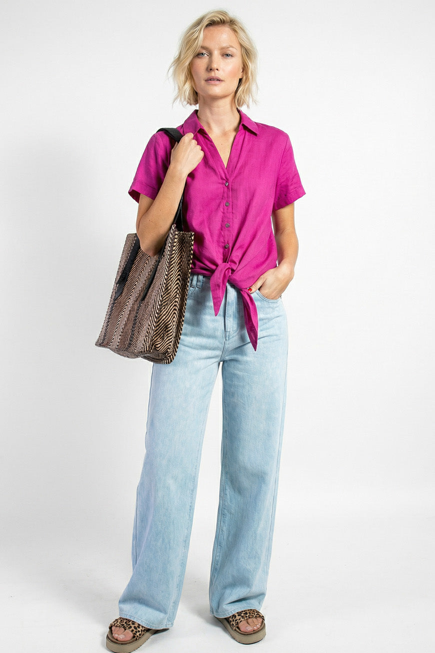 CHEMISE ITTE FUCHSIA