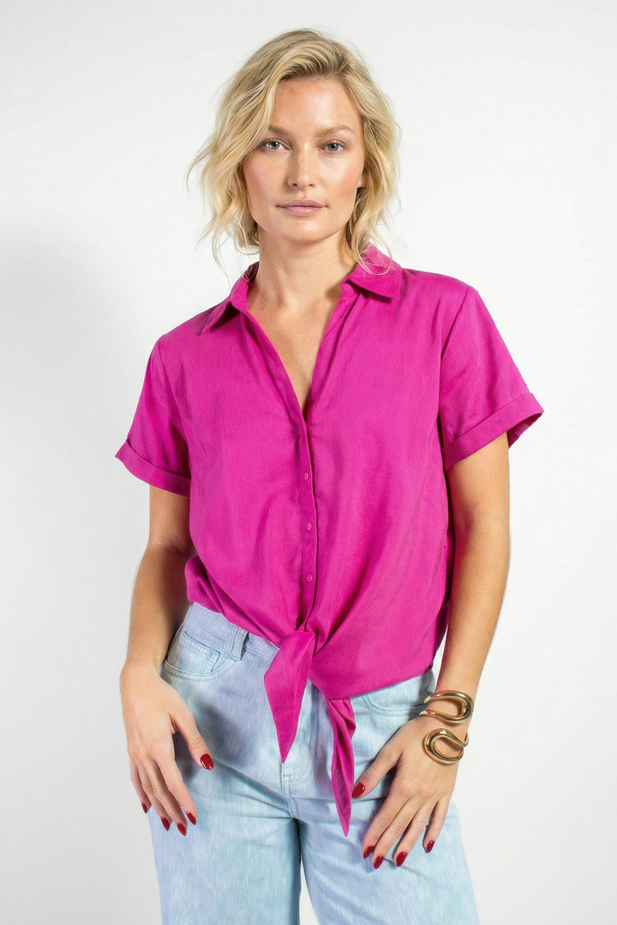 CHEMISE ITTE FUCHSIA