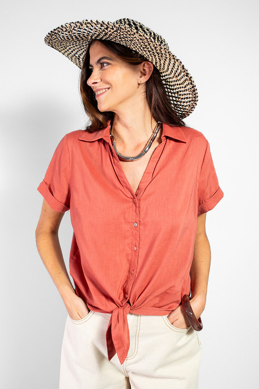 CHEMISE ITTE TERRACOTTA