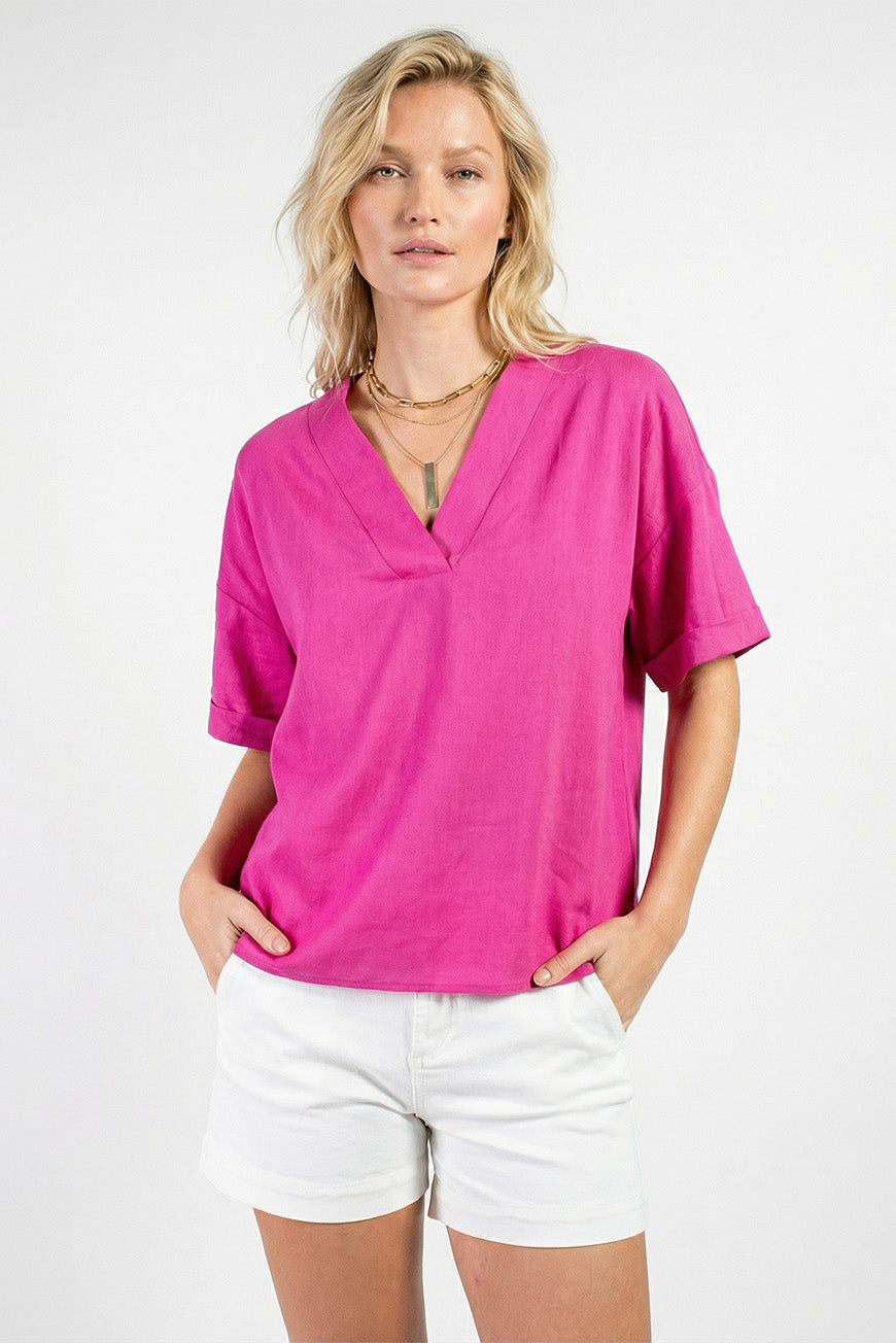 TOP NANDA FUCHSIA