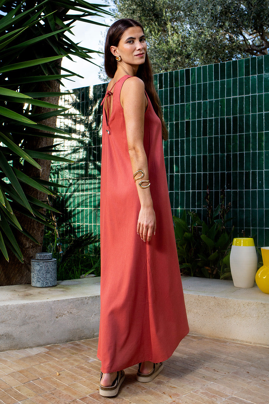 ROBE NASSERA TERRACOTTA