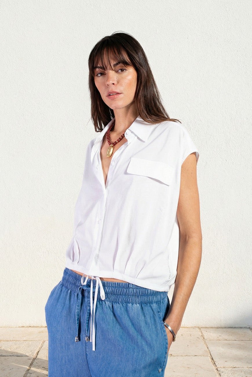 CHEMISE NAZHA BLANC