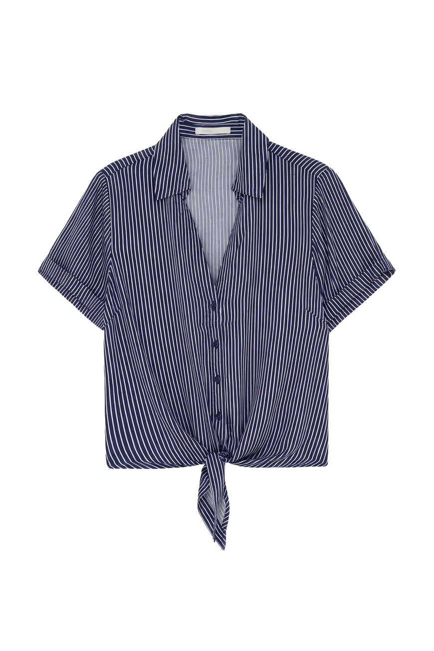 CHEMISE ITTE MARINE RAYURES