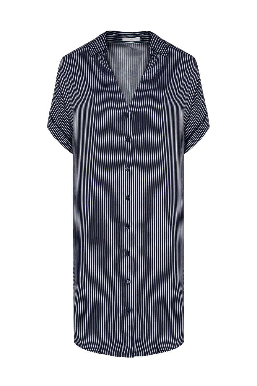 ROBE NASTASIA MARINE RAYURES
