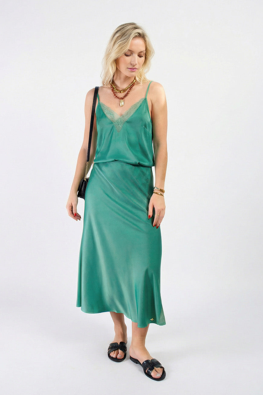 JUPE NAILLA CORIANDRE