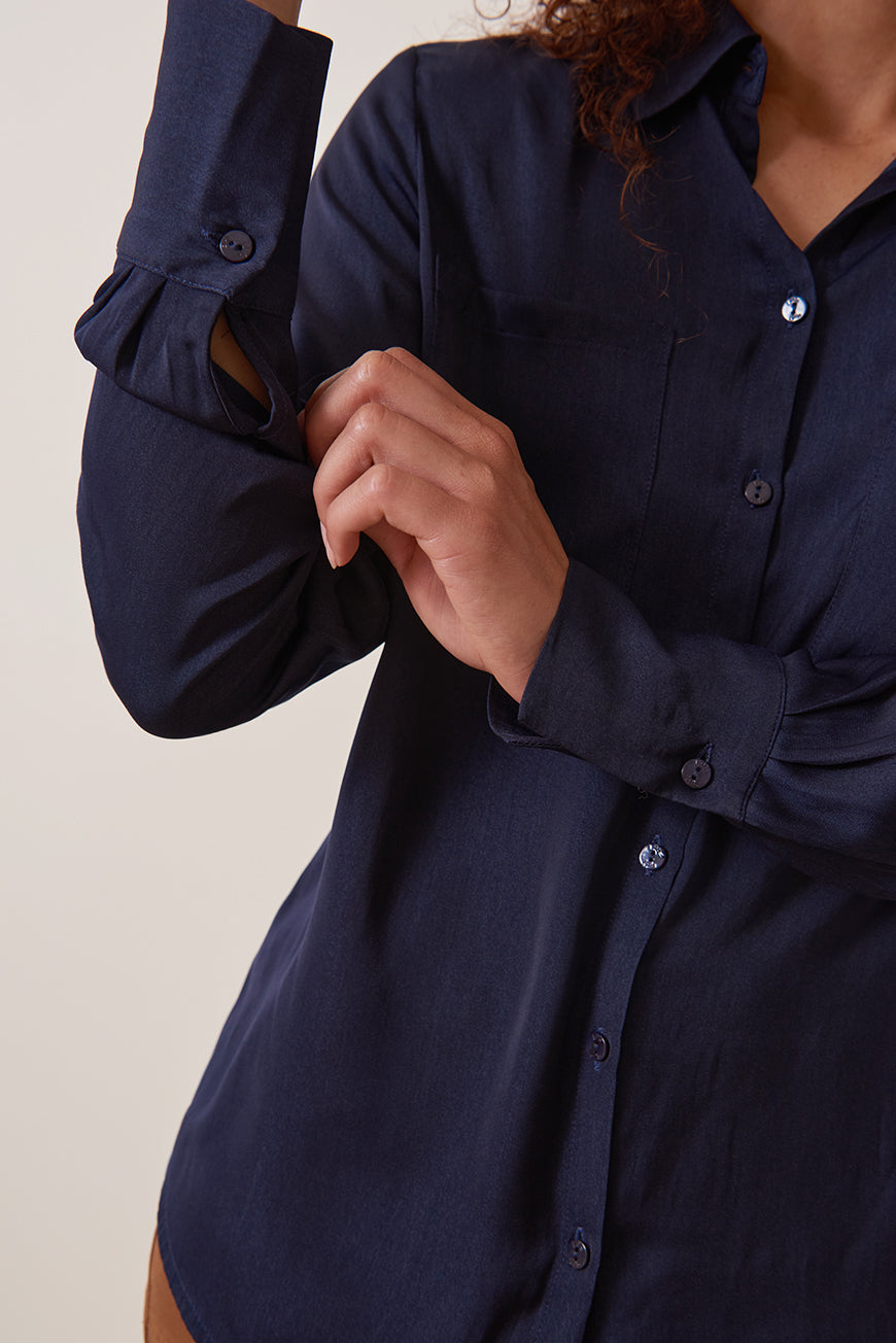 CHEMISE FLUIDE UNIE ESRA