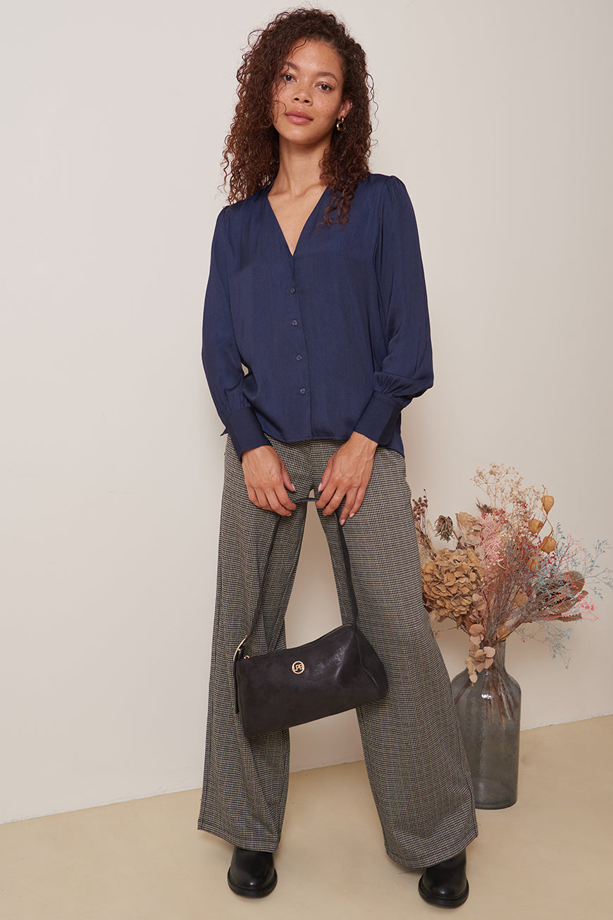 CHEMISE FLUIDE UNIE MINA