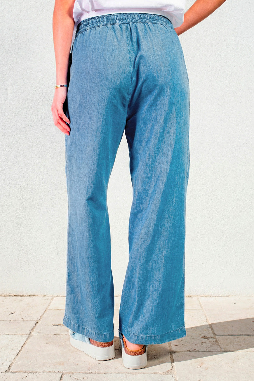 PANTALON DALIDA BLEU