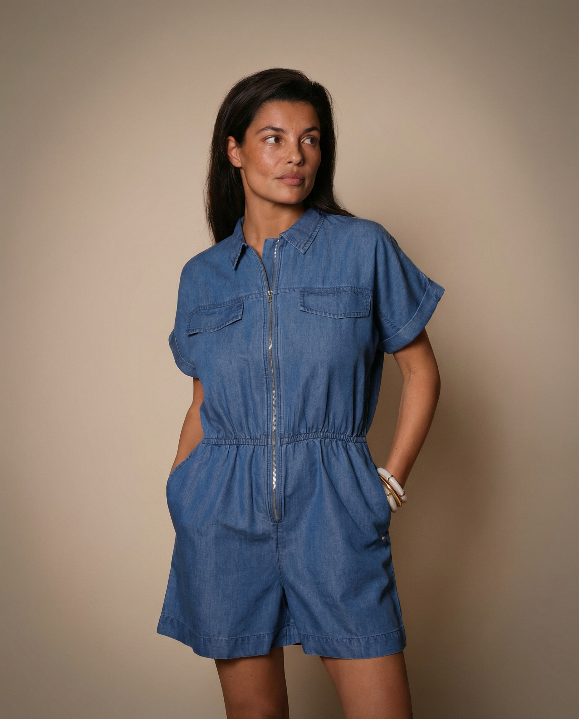 COMBI SHORT LORENZIA BLEU