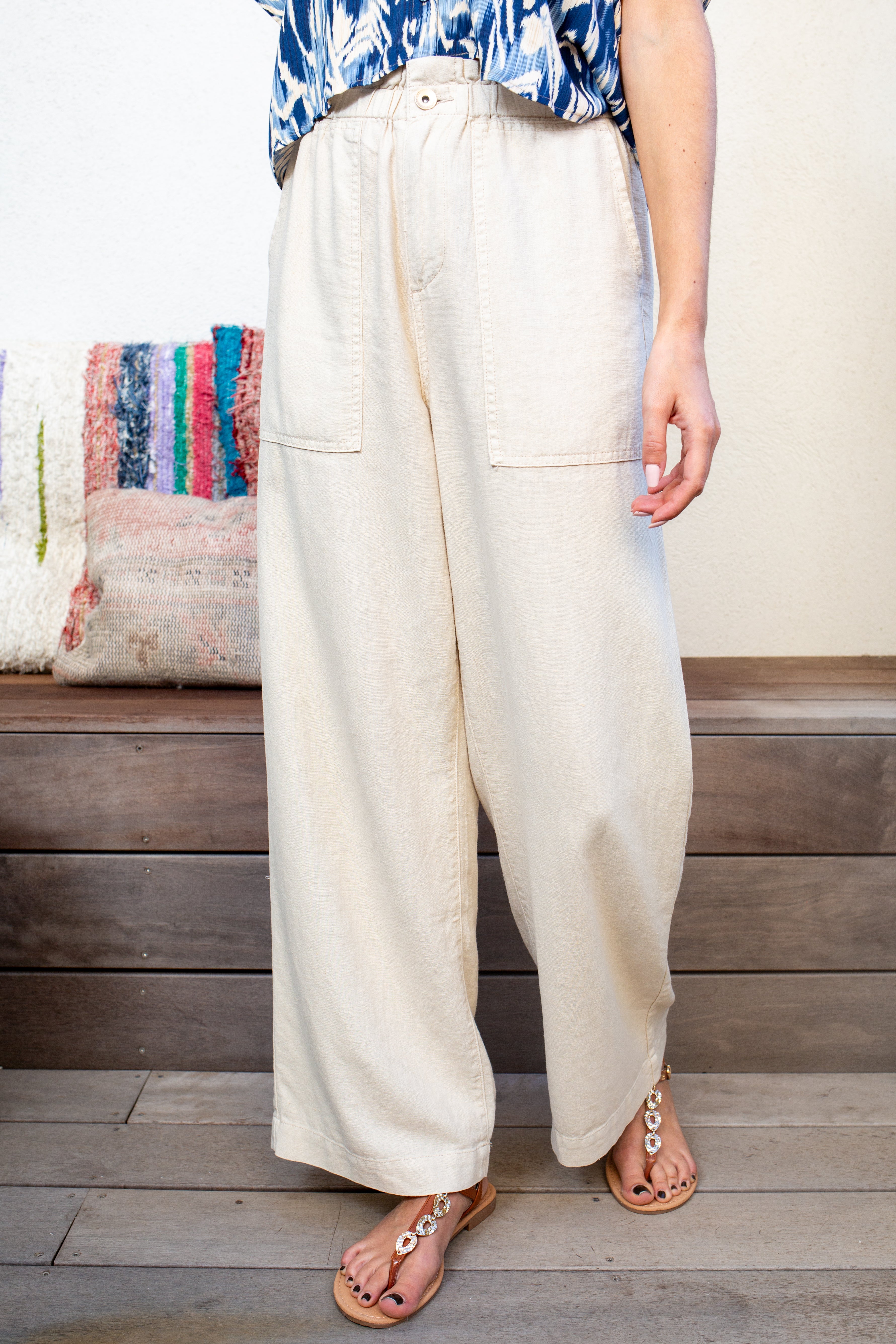PANTALON NEDIA IVOIRE