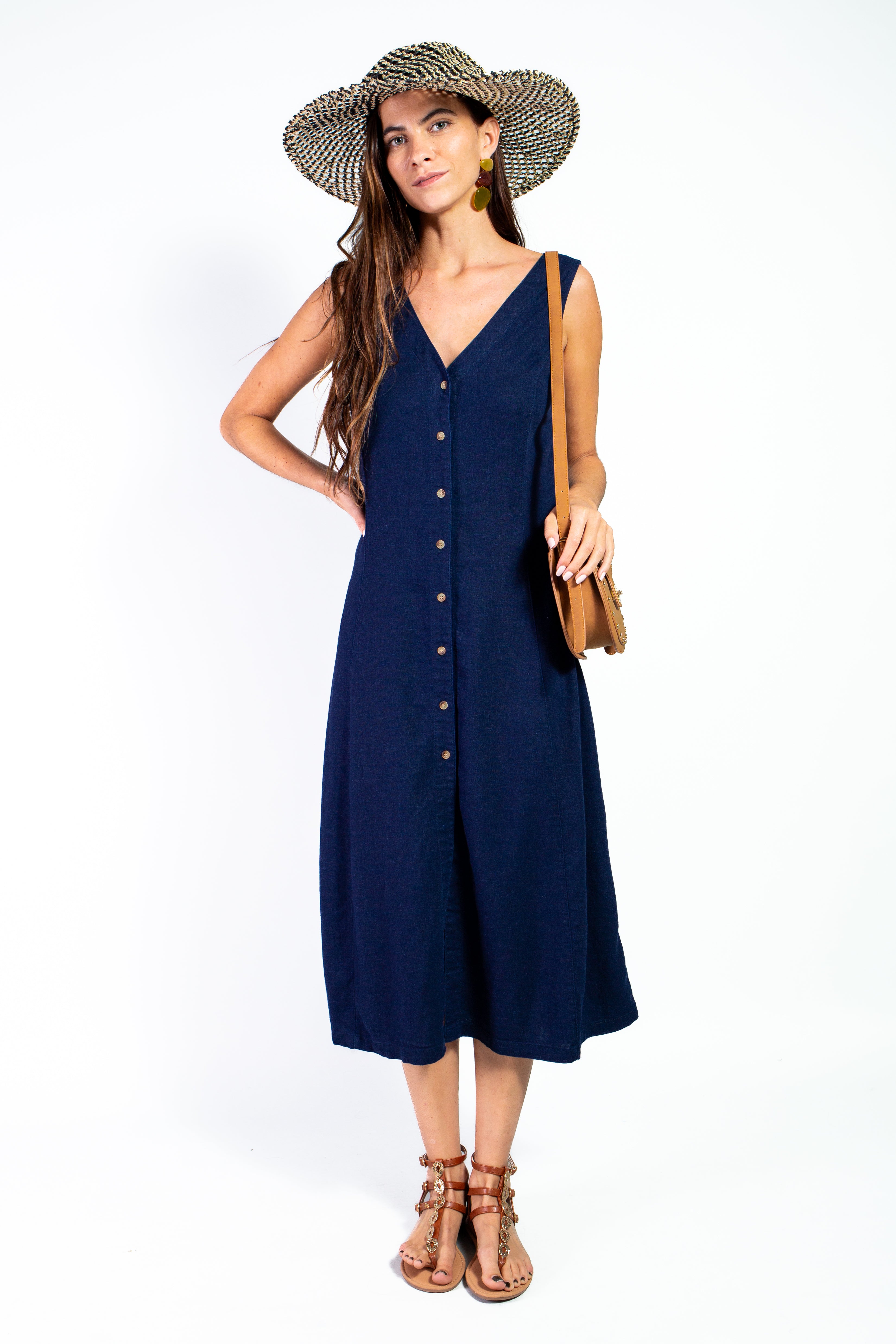 ROBE NADEGE MARINE