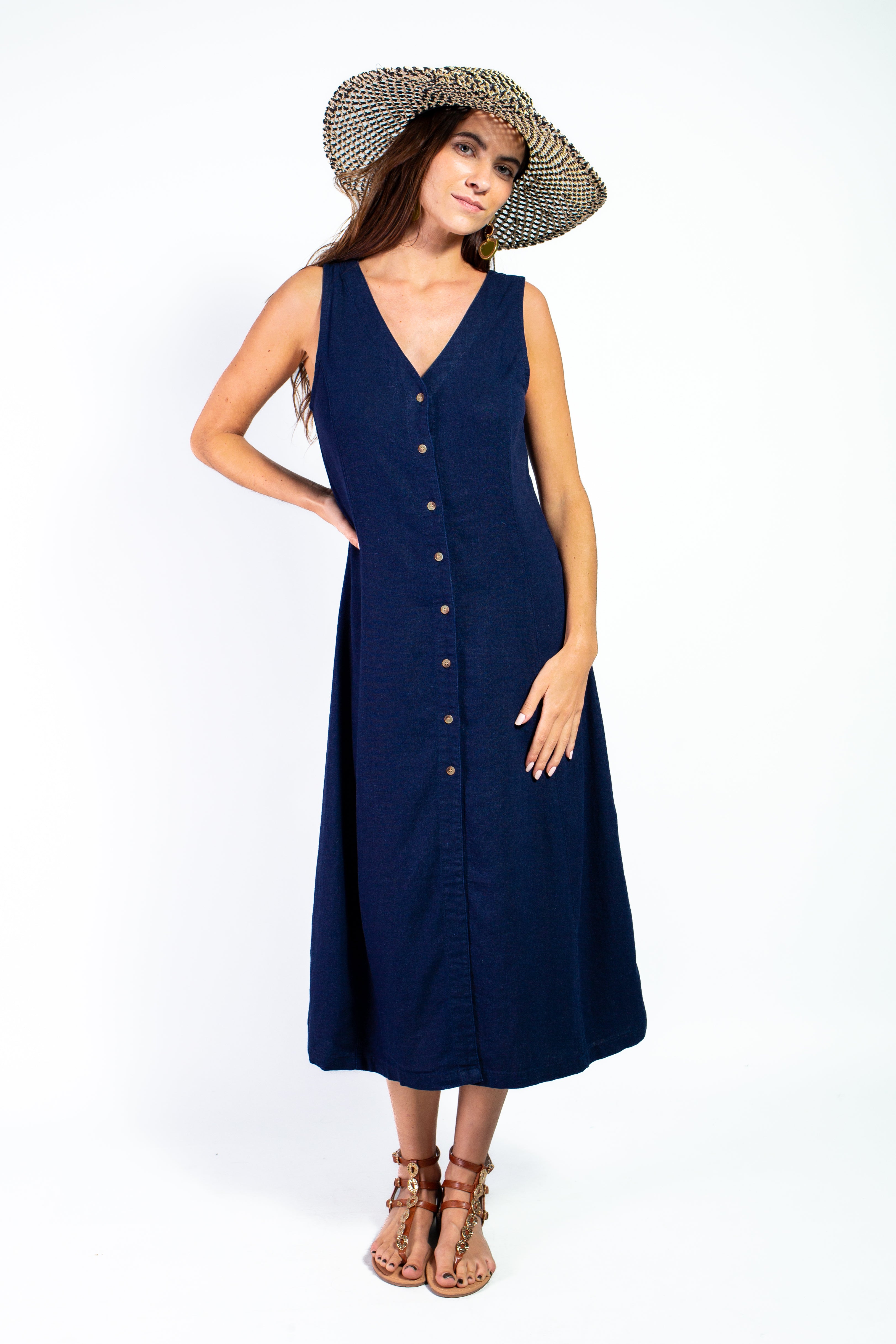 ROBE NADEGE MARINE