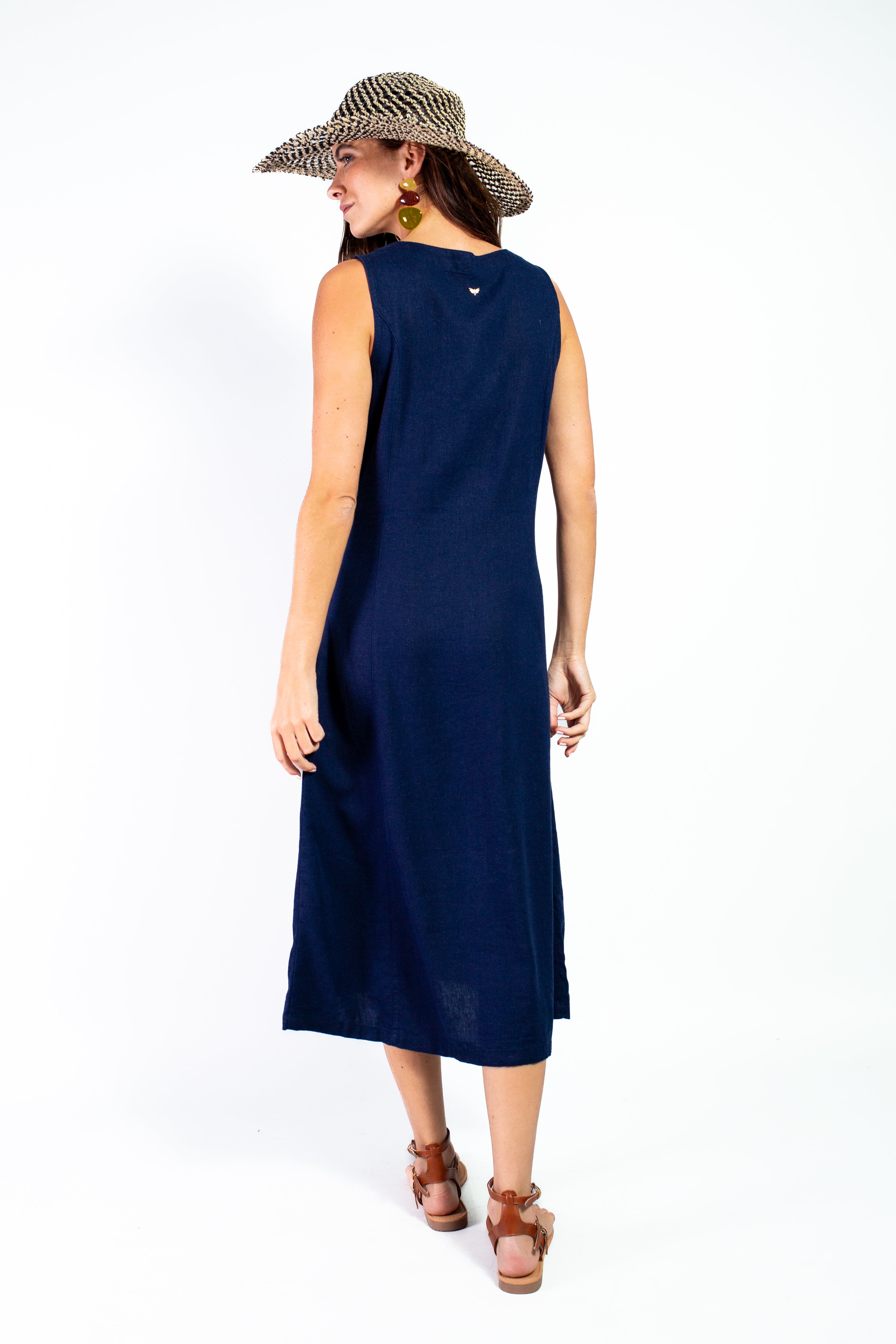 ROBE NADEGE MARINE