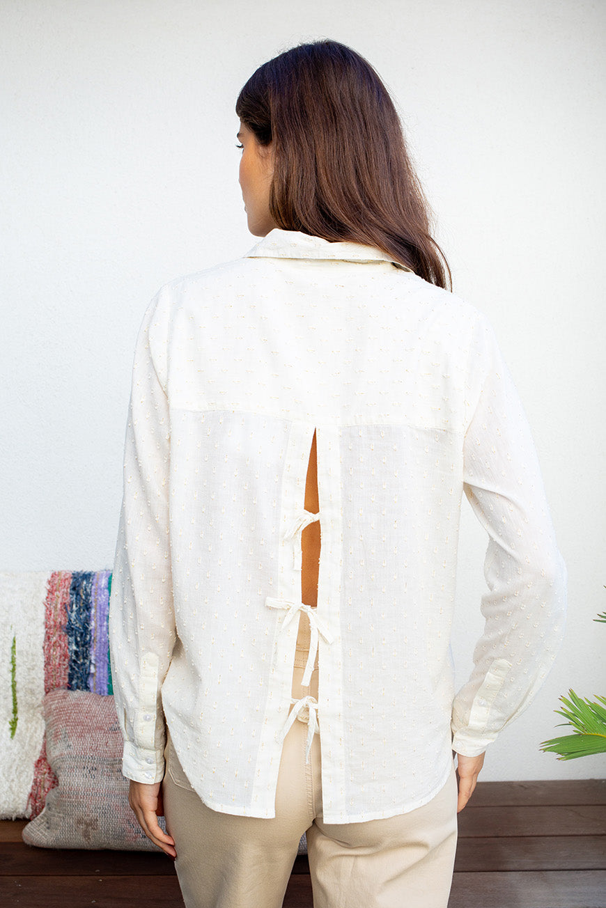CHEMISE NELIA MOTIF PLUMETI