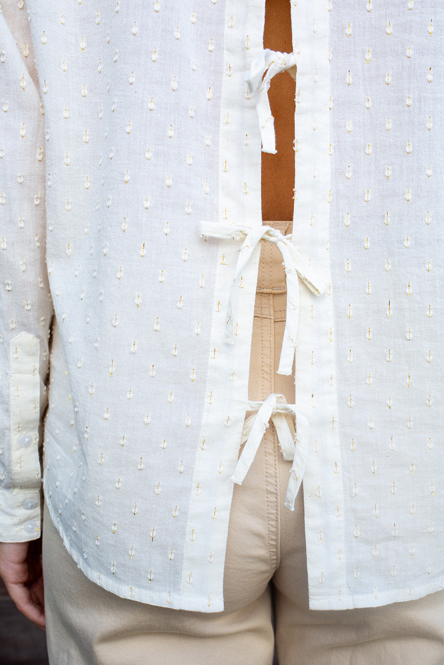 CHEMISE NELIA MOTIF PLUMETI