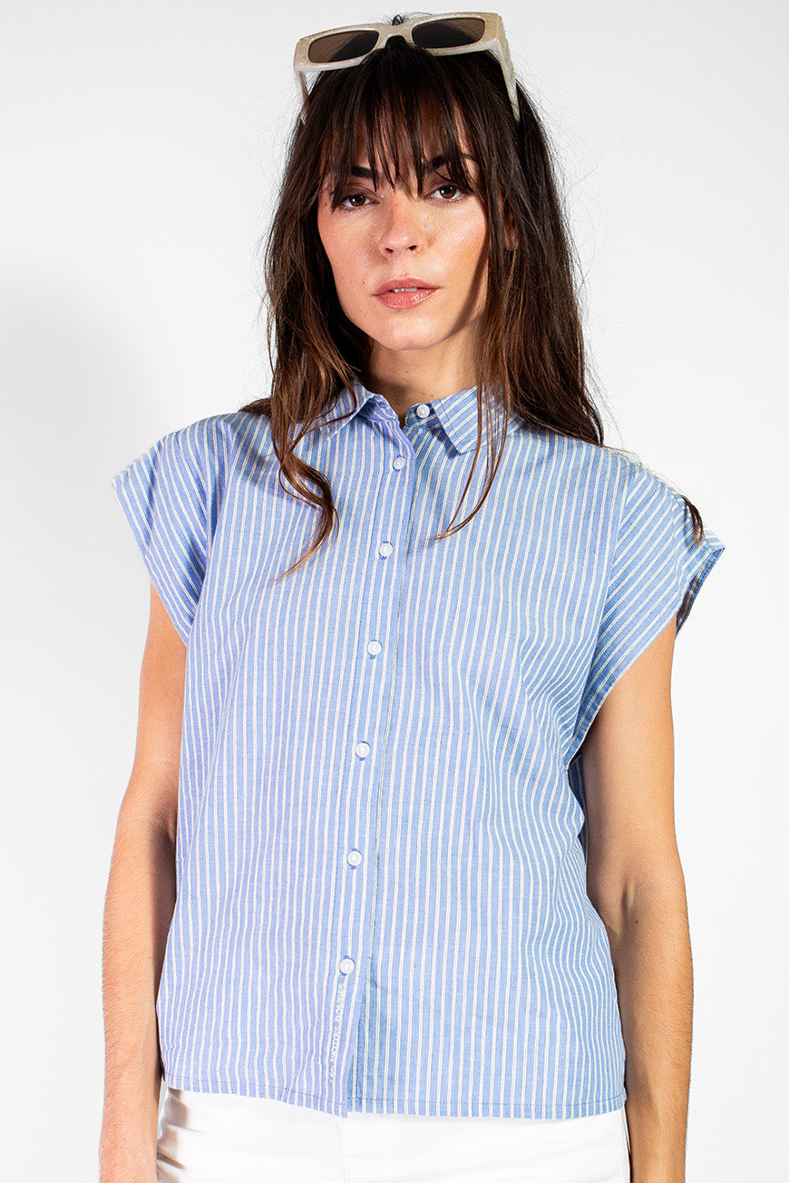 CHEMISE FERYELLE BLEU RAYURES
