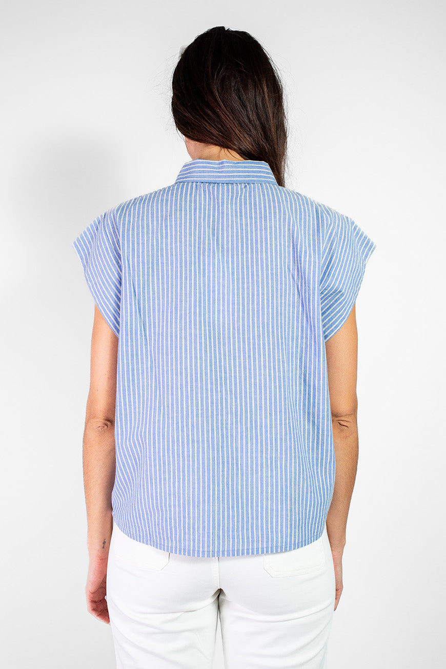 CHEMISE FERYELLE BLEU RAYURES