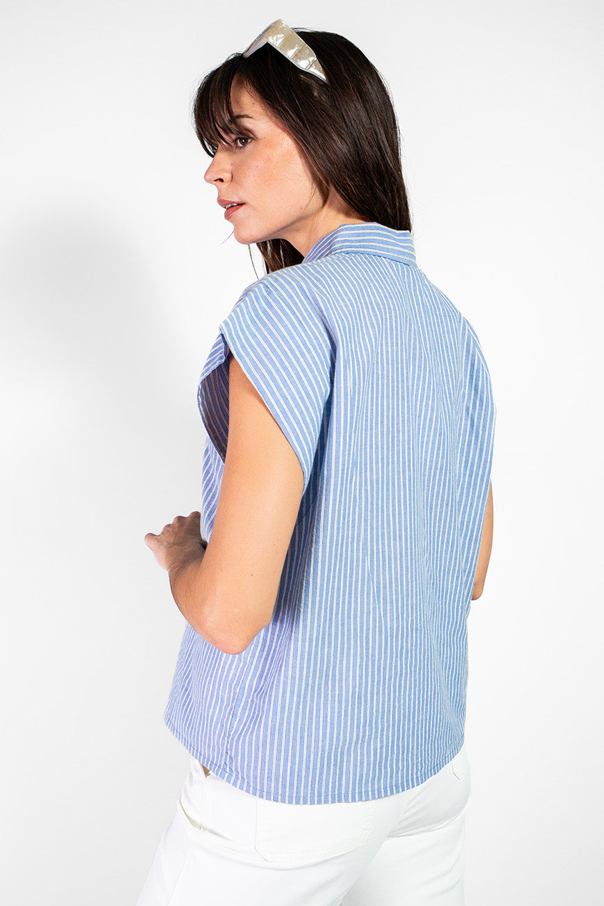 CHEMISE FERYELLE BLEU RAYURES