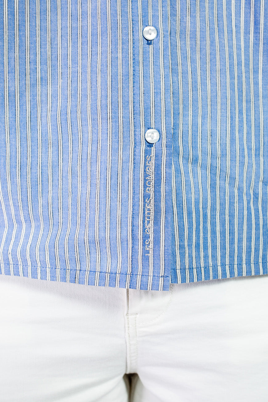 CHEMISE FERYELLE BLEU RAYURES