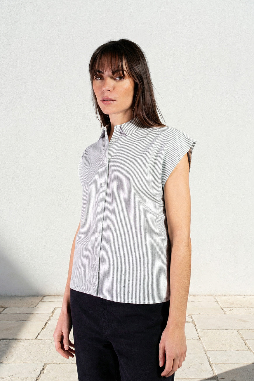 CHEMISE FERYELLE RAYURES NOIRES