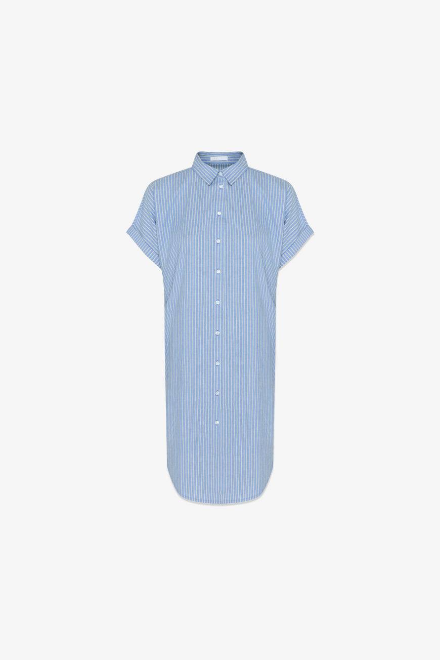ROBE NIOSIBE BLEU RAYURES